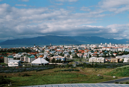 Aussicht auf Reykjavik