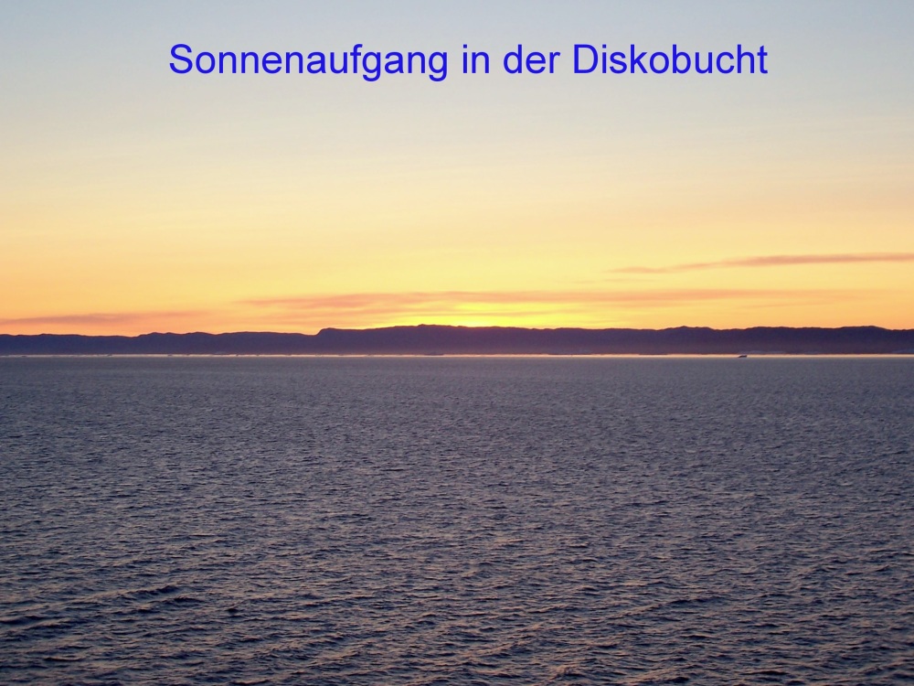 Sunrise Diskobucht