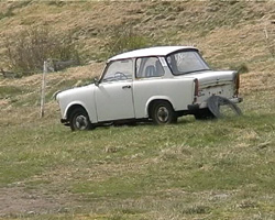 Trabi auf Island