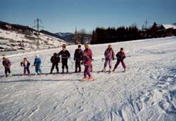 Anfänger-Skigruppe